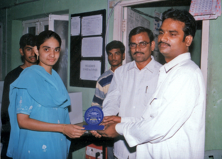 A. Meena Kumari - First Prize in Microsoft Word 2002