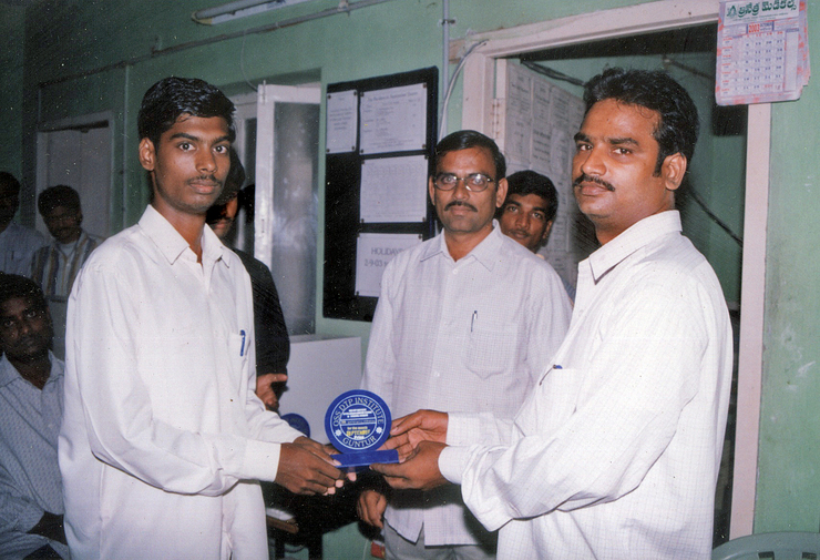 R. Kiran Vara Prasad - First Prize in CorelDRAW 11