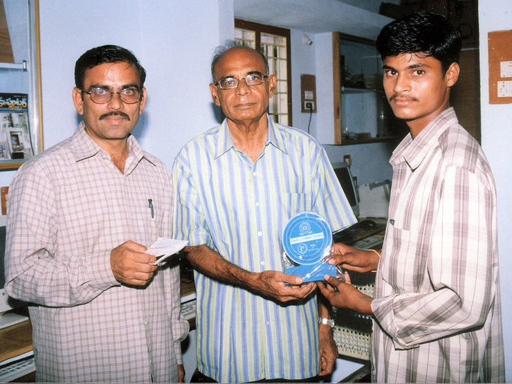 M. Durga Prasad - First Prize in Microsoft Word 2003