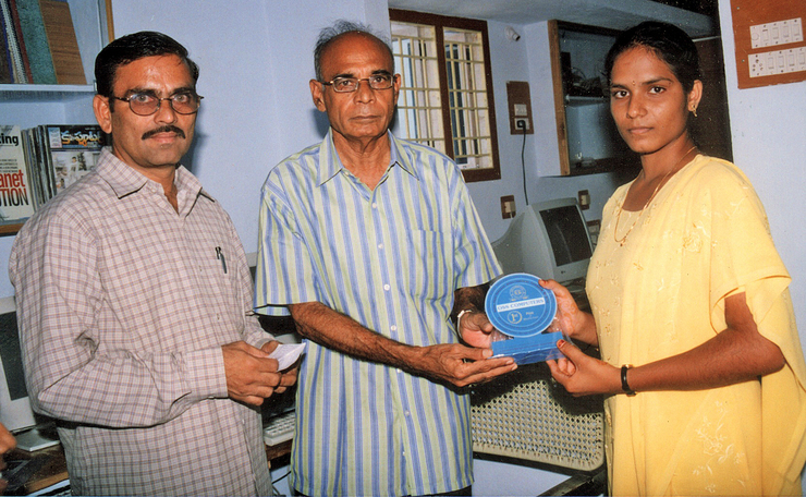 P.Jhansi Madhuri - First Prize in Adobe PageMaker 7.0.1