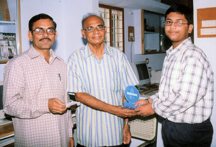 I. Sanjeev - First Prize in Computer Basics