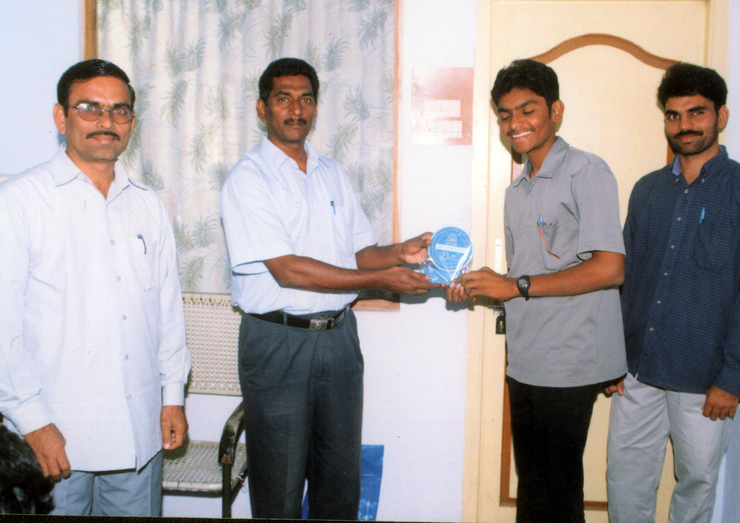 T. Sreekanth - First Prize in Microsoft Word 2003