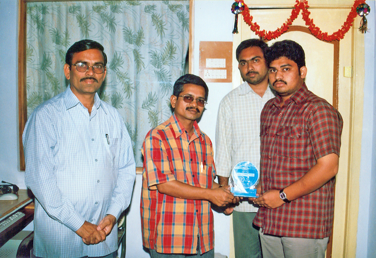 P. Shobhan Krishna - First Prize in Microsoft Excel 2003