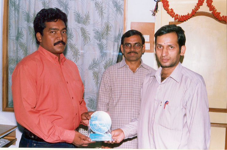 M.N.V. Aditya - First Prize in Microsoft Excel 2003