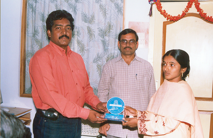 K. Bharathi - First Prize in Adobe Photoshop CS