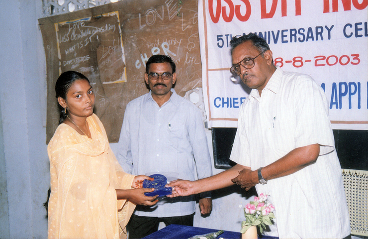 Sk. Nasreen - First Prize in CorelDRAW 11