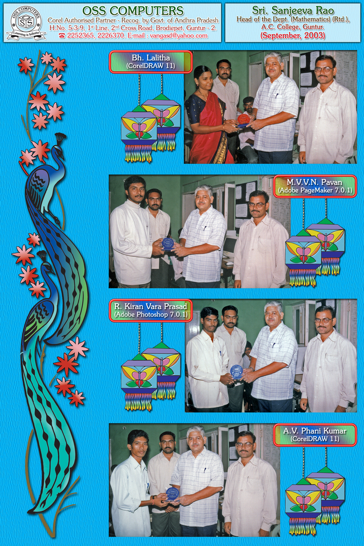September, 2003 - Sri Sanjeeva Rao