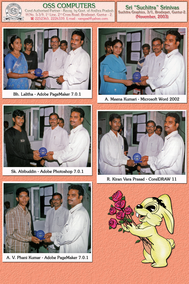 November, 2003 - Sri Suchitra Srinivas