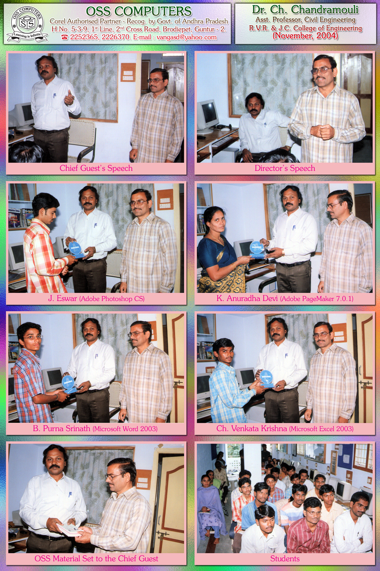 November, 2004 - Dr. Ch. Chandramouli